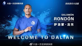 Salomón Rondón fichó por el Dalian Yifang chino de Rafa Benítez