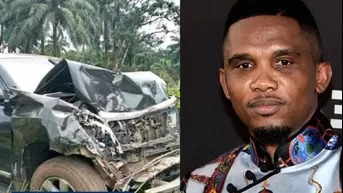 Samuel Eto'o se encuentra bien tras sufrir un violento accidente de auto en Camerún