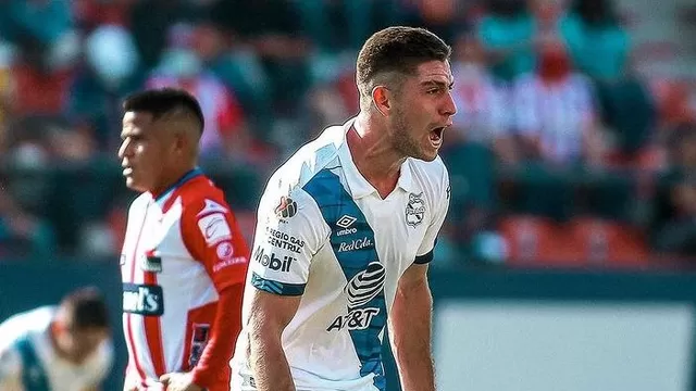 Con gol de Ormeño, Puebla goleó 4-1 al San Luis por el Clausura de la Liga MX