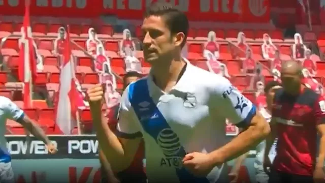 Santiago Ormeño volvió al gol: Anotó en el 4-4 de Puebla ante Toluca
