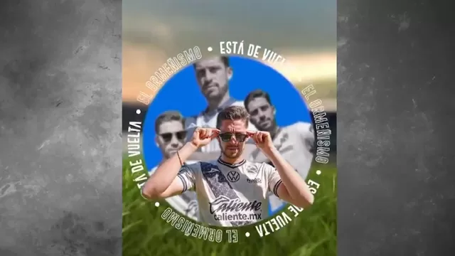 Santiago Ormeño y el curioso video de su posible debut con Puebla