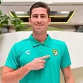Santiago Ormeño ya luce el escudo de León y está ansioso de debutar con su nuevo club