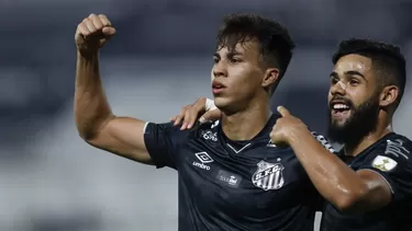 Santos se clasificó a octavos de final de la Copa Libertadores | Foto: AFP.