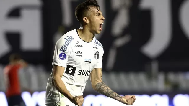 Revive aquí el gol del triunfo de Santos | Video: Copa Sudamericana.