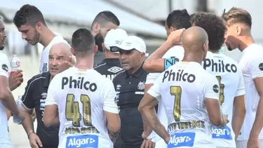 Sampaoli debutó con triunfo al mando del Santos de Brasil. | Foto: Santos FC