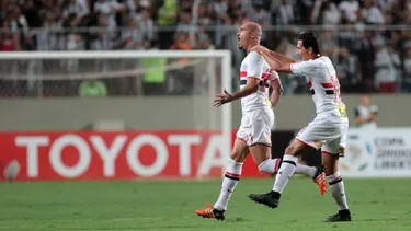 Sao Paulo cae 2-1 ante Atlético Mineiro pero avanzó a semifinales de Libertadores Sao Paulo cae 2-1 ante Atlético Mineiro pero avanzó a semifinales de Libertadores