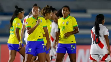 Brasil ganó a Perú con goles de Vogt y Amaral / Foto: Conmebol