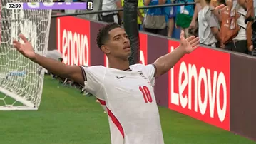 Se lanzó con todo para el gol: Jude Bellingham apareció para el 2-1 de Inglaterra sobre Noruega
