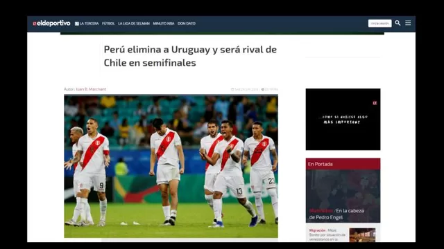 Así informó la prensa chilena sobre el pase de Perú, próximo rival de &#39;La Roja&#39;-foto-4