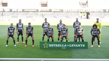 Rhyner fue titular en triunfo del Cartagena. | Foto: @FCCartagena_efs