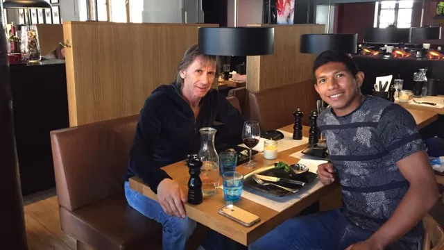 Selección peruana: Ricardo Gareca visitó a Edison Flores en Dinamarca 