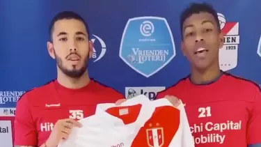 Así promocionan el sorteo los jugadores peruanos | Video: FC Emmen.