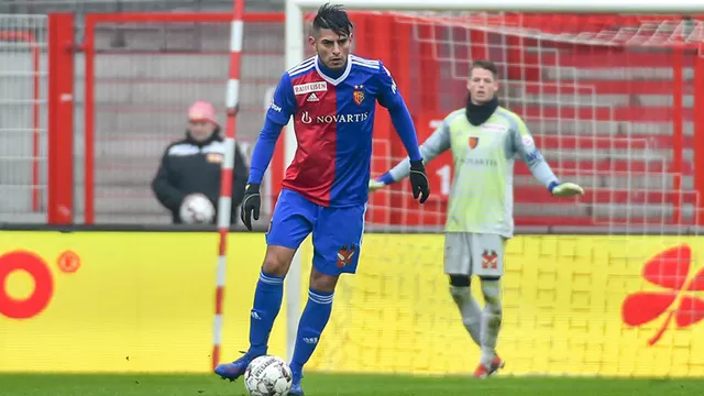 Zambrano juega en el F. C. Basilea de la Superliga de Suiza. | Foto: Basilea