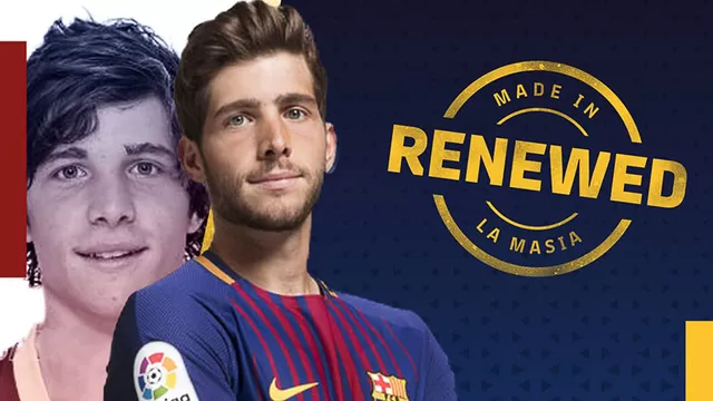 Sergi Roberto renovó con el Barcelona hasta el 2022