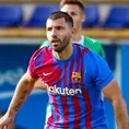 Sergio Agüero disputó su primer partido con camiseta del Barcelona