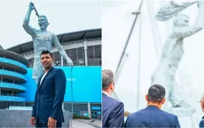 Sergio Agüero: Manchester City inauguró estatua en honor al argentino - Noticias de sergio peña
