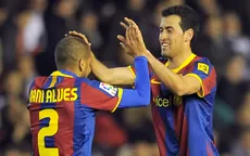 Sergio Busquets celebró fichaje de Dani Alves por Barcelona: "Es una alegría que vuelva" - Noticias de dani carvajal