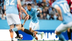 Sergio Peña casi marca golazo en triunfo del Malmö en la Champions League