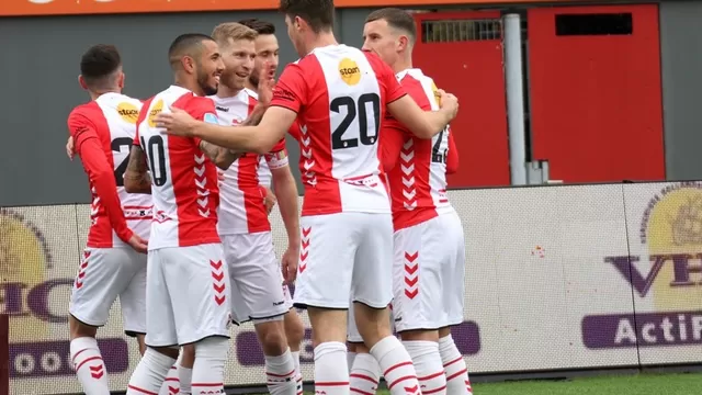 Con gol de Peña, FC Emmen derrotó 3-1 al Waalwijk y sueña con permanecer en la Eredivisie