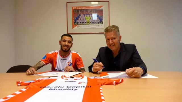 Peña jugará en la primera división del fútbol holandés. | Foto: FC Emmen