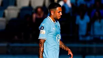 Sergio Peña fue titular en derrota del Malmö en la Europa League