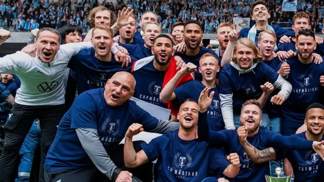 Sergio Peña ganó su segundo título en Europa: Malmö FF conquistó la Copa de Suecia