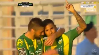 Sergio Peña marcó el gol del empate del Tondela con el Rio Ave en Portugal