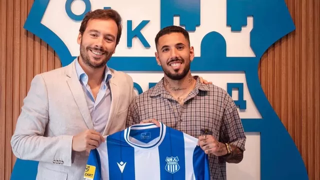 El exjugador de Alianza Lima continuará su carrera en la Primera División de Serbia y permanecerá en ese equipo hasta el 2028. | Foto: OFK Beograd - Video: IG de Sergio Peña