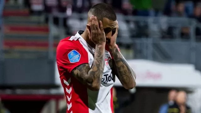 Sergio Peña: Su foto tras el descenso del FC Emmen se volvió viral