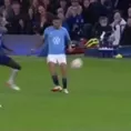 Sergio Peña sufrió una fuerte falta de Antonio Rudiger en el Chelsea vs. Malmö