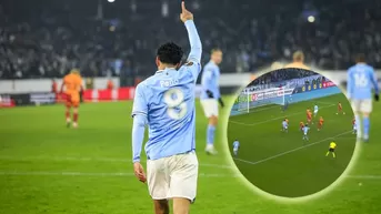 Sergio Peña y el golazo para salvar al Malmo en la Europa League