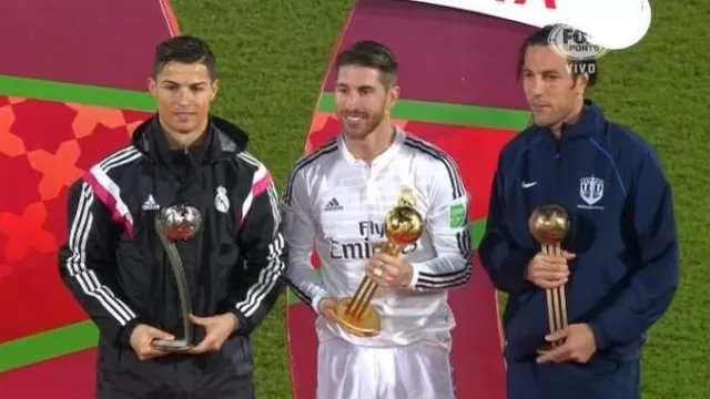 Sergio Ramos fue premiado como el mejor jugador del Mundial de Clubes