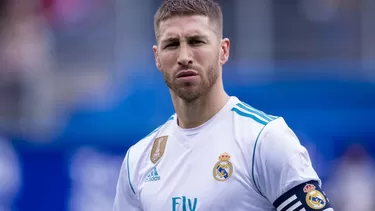 Sergio Ramos no fue ni amonestado con tarjeta amarilla. | Video: Twitter