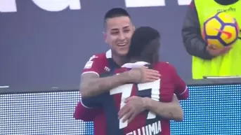 Serie A: chileno Erick Pulgar anotó un tremendo gol olímpico en Italia