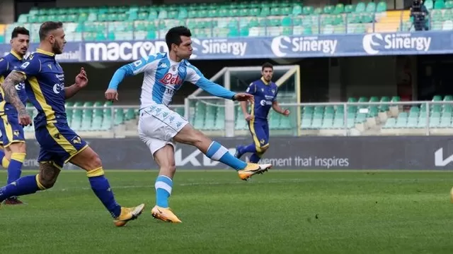 Serie A: Hirving Lozano marcó el gol más rápido del Napoli en la liga italiana