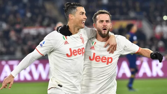 Serie A: Juventus venció a Roma con gol de Cristiano Ronaldo y es campeón de invierno