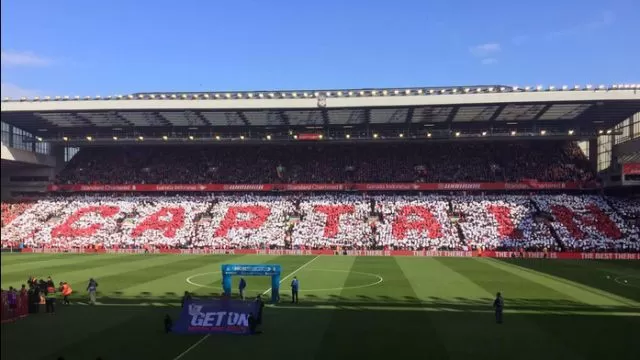 Steven Gerrard: así homenajearon al capitán del Liverpool en Anfield-foto-2