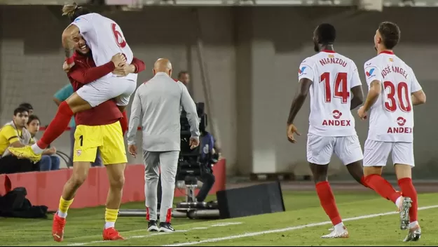 ¡'Bombazo' al ángulo! Espectacular golazo para el triunfo de Sevilla sobre Mallorca