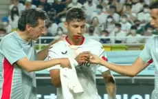 Sevilla vs. Tottenham: Montiel terminó sangrando tras durísimo golpe de Son - Noticias de sevilla