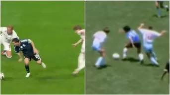 ¡Pero sí es Maradona en el 86! El espectacular arranque de Leo Messi que enloqueció a los ingleses