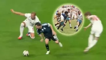 ¡Pero sí es Maradona en el 86! El espectacular arranque de Leo Messi que enloqueció a los ingleses