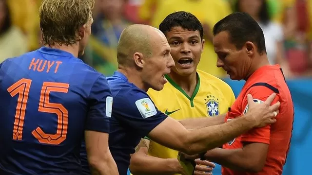 Revive en imágenes el triunfo de Holanda sobre Brasil-foto-5