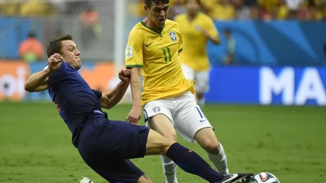 Revive en imágenes el triunfo de Holanda sobre Brasil-foto-6
