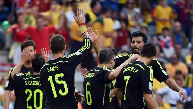 Mira las imágenes que dejó la victoria de España ante Australia-foto-7