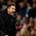 Simeone fue agredido tras eliminar al Manchester United en Old Trafford