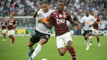 Sin Miguel Trauco, Flamengo igualó 1-1 ante Corinthians por el Brasileirao 