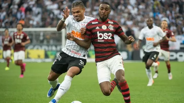 Sin Miguel Trauco, Flamengo igualó 1-1 ante Corinthians por el Brasileirao 