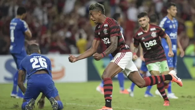 Flamengo venció 3-1 a Cruzeiro en su debut en el Brasileirao | Foto: ESPN.