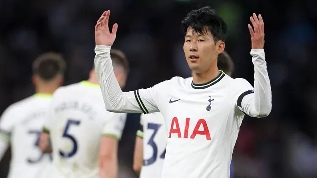 Son Heung-Min marcó dos golazos en el 6-2 del Tottenham ante Leicester