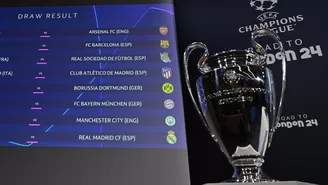 Cruces de octavos de la Champions League. | Foto: AFP